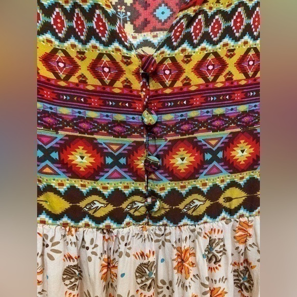 Umgee FREE SPIRIT bohemian flowy loose fit top - Picture 3 of 5